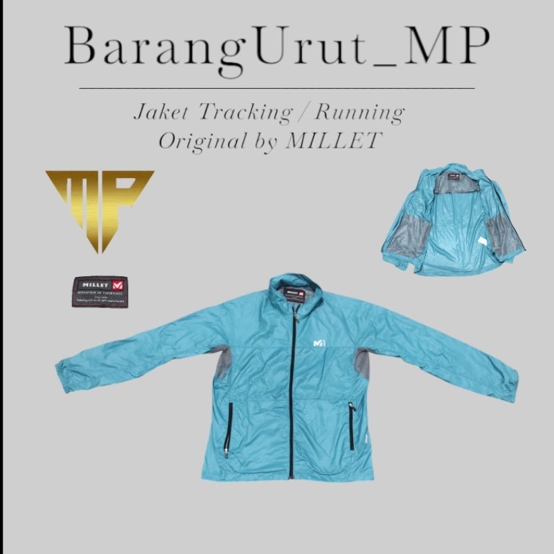 Jaket Running / Tracking Packable MILLET Second Original
