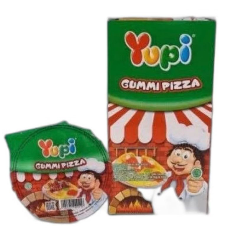 

Yupi Gummi pizza box isi 12 pcs