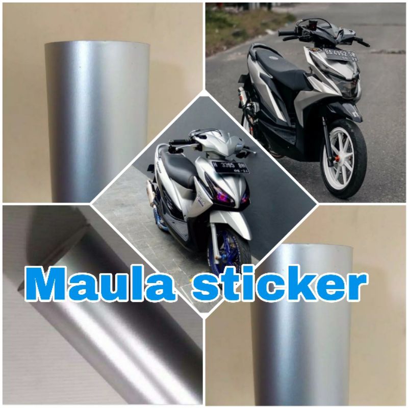Skotlet Silver Doff Kualitas Premium Untuk Variasi Motor Atau Mobil