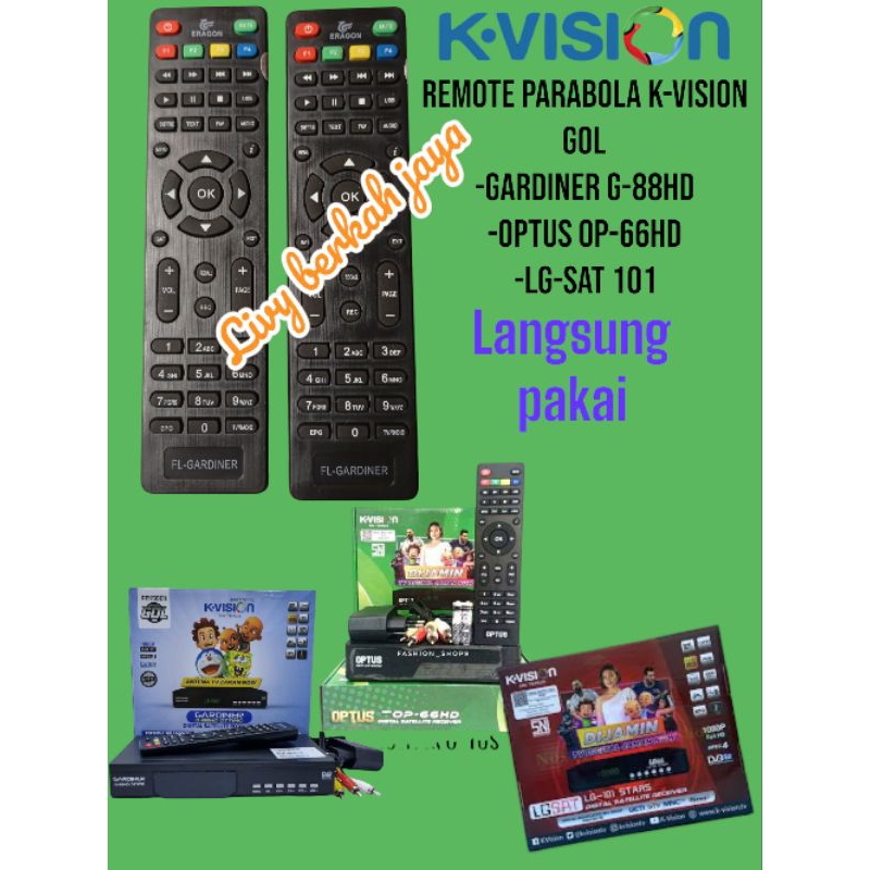 Remote Remot Receiver K-Vision Gardiner /Optus / LG SAT