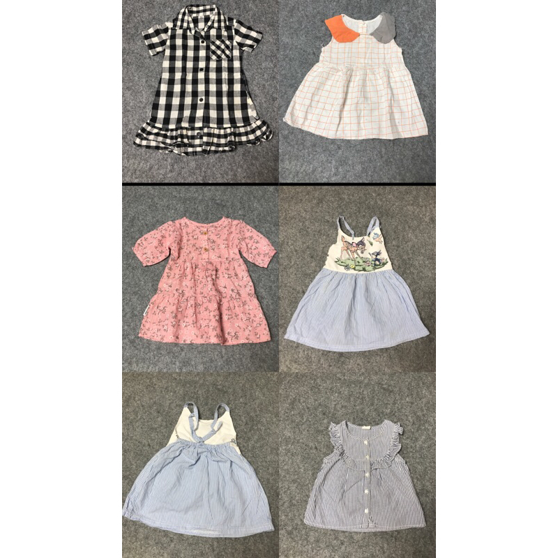 preloved murah dress/tunik bayi perempuan cantik branded