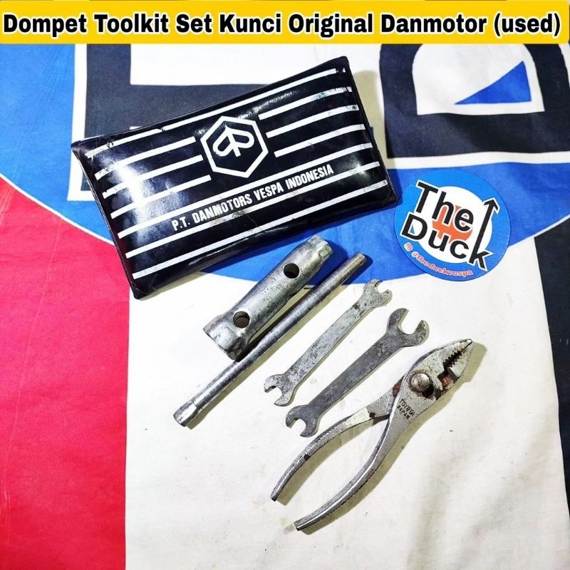 Dompet Toolkit Kunci Set Danmotor Vespa Original