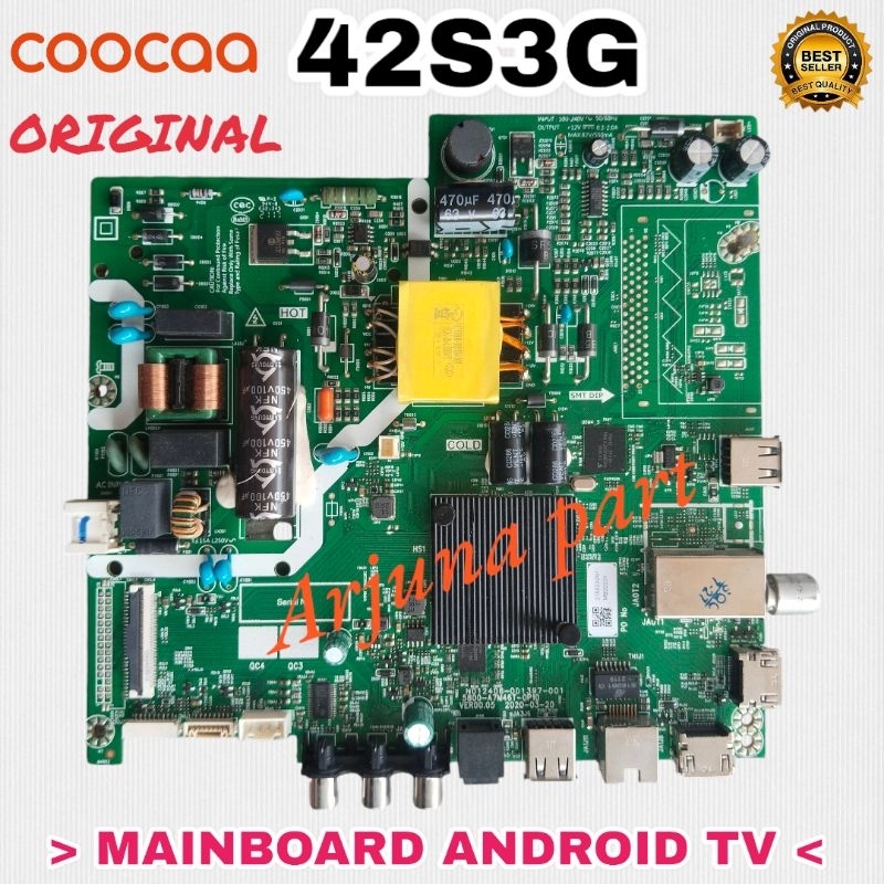 MAINBOARD TV COOCAA 42S3G / MB TV COOCAA 42S3G / MODUL TV COOCAA 42S3G / MESIN TV COOCAA 42S3G / MB 