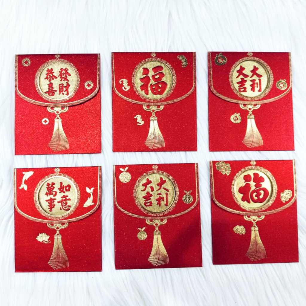 

Angpao Swangsi/Nikah 4088 | Angpau Import Kertas Glitter Mewah Isi 6