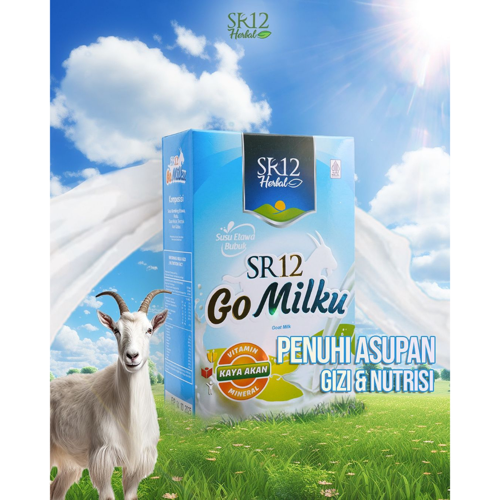 

Gomilku SR12 Susu Kambing Etawa 600gr Premium Tidak Berbau Meningkatkan Kesehatan Imun Suplemen Herbal Aman Untuk Busui Bumil Halal BPOM