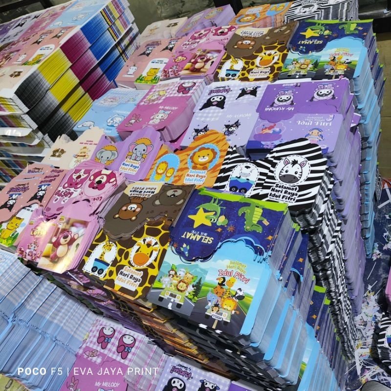 

500 LEMBAR (5 motif) AMPLOP LEBARAN MEDIUM 2025