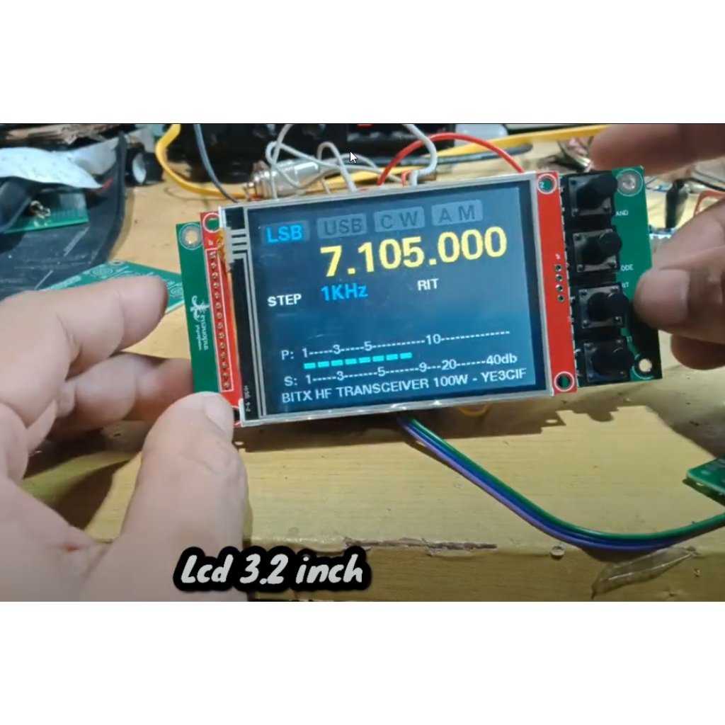 Pcb dds vfo lcd 3.2 inch JA2GQP