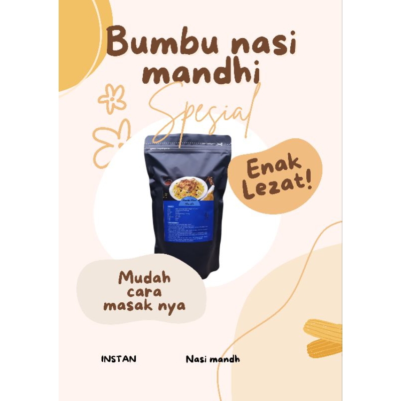 

paket nasi kebuli kabsah Basmati 500gr & bumbu instan