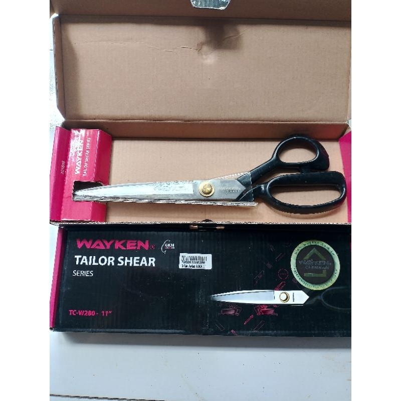 

Gunting kain WAYKEN gunting bahan WAYKEN 11" inch TCW-280 TAILOR SHEAR