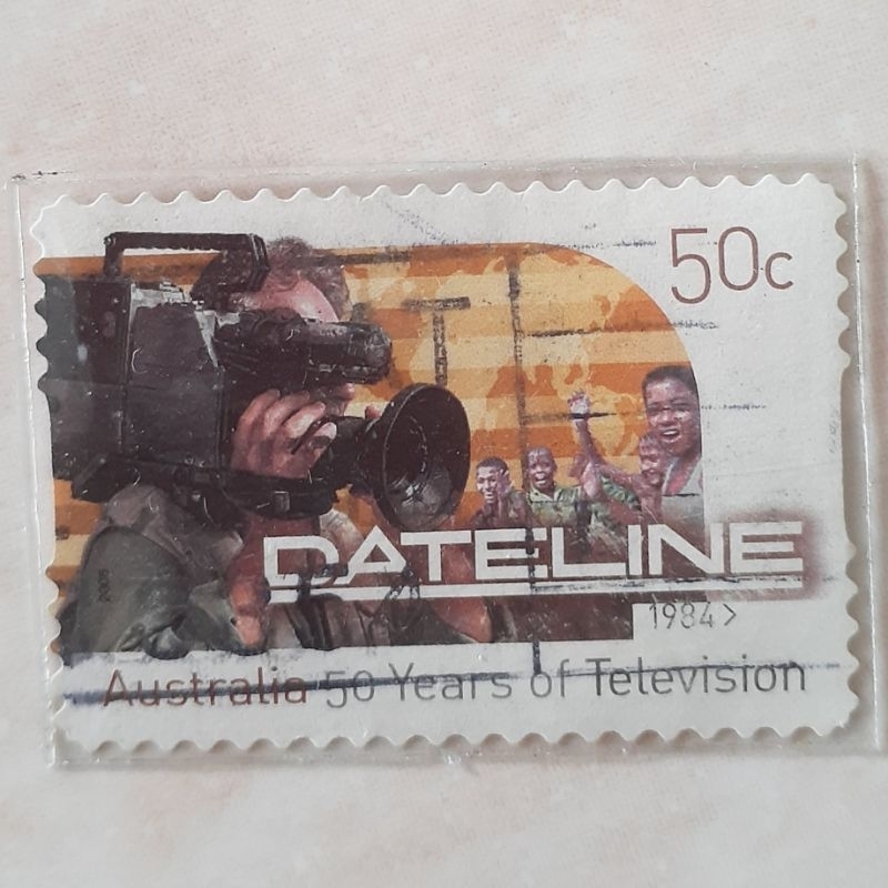 

Perangko Australia 50th Anniversary of Television in Australia (Dateline) Tahun 2006