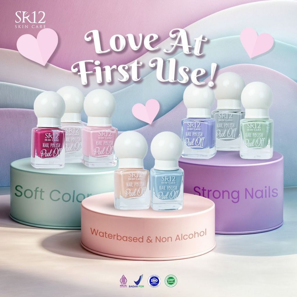 Cat Kuku Kutek Halal Nail Polish Peel Off