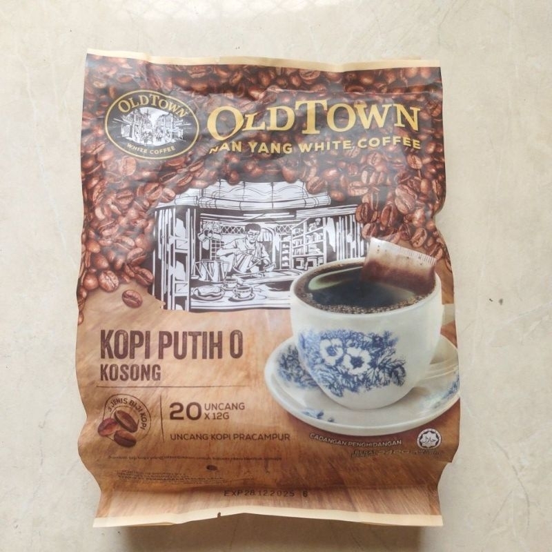 

Oldtown nan yang roasted white coffee no sugar kosong