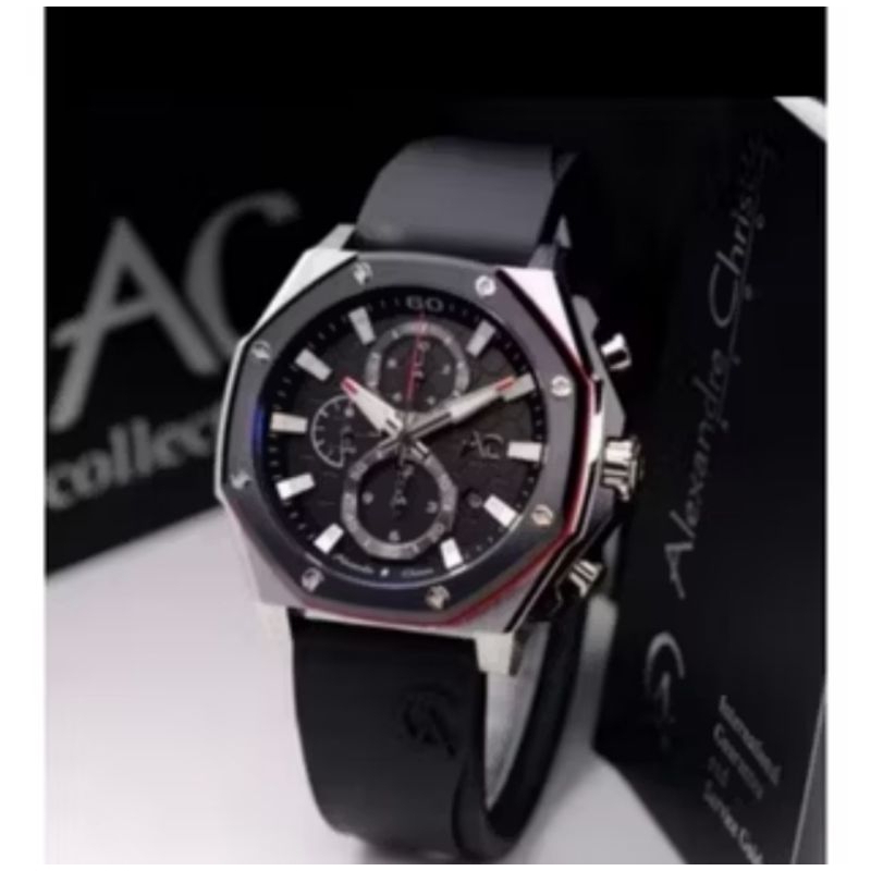 ALEXANDRE CHRISTIE PRIA COLLECTION  AC 9601 SILVER BLACK ORIGINAL