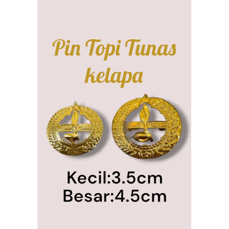 PIN TUNAS KELAPA KUNING
