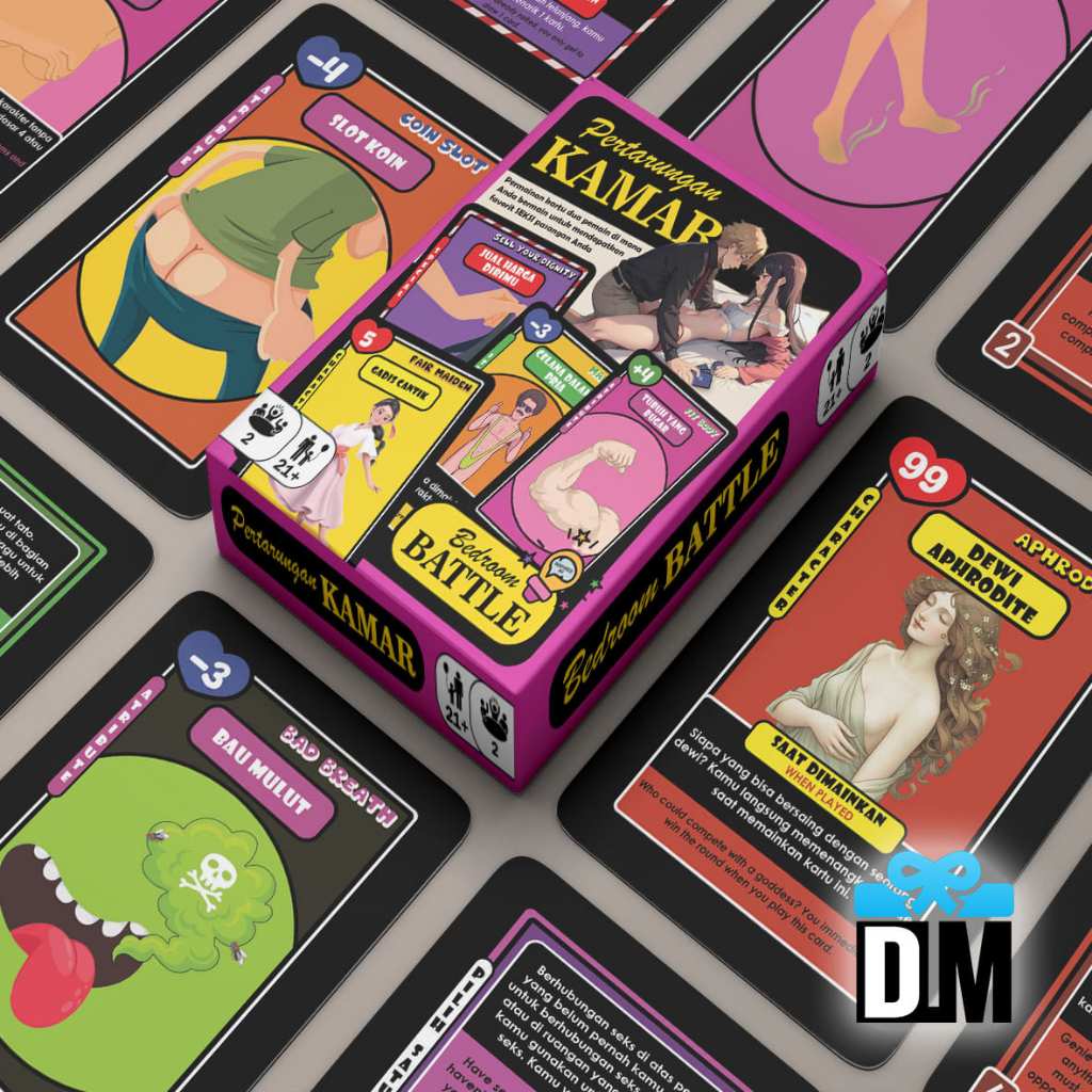 Kartu Pertarungan Kamar Mainan Dewasa Adult Card Games Inspired By Bedroom Battle Bahasa Indonesia