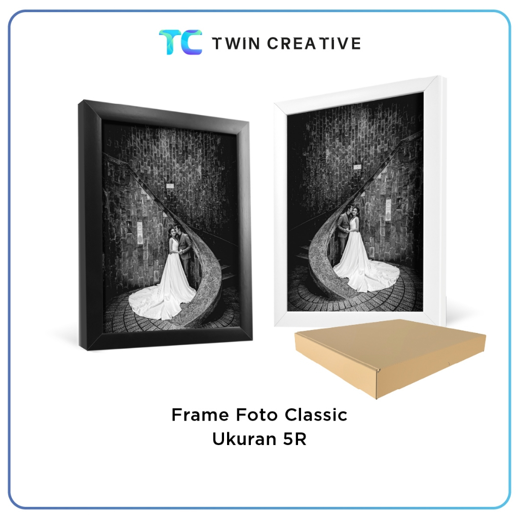 Photo Aesthetic Frame Meja Minimalis Ruang Bingkai Fiber  - Foto Frame Classic 5R