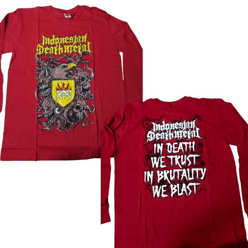 KAOS LENGAN PANJANG IDDM | TANPA JAHITAN SAMPING