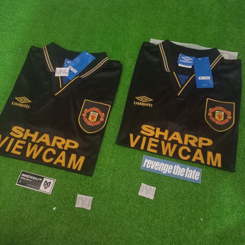 Jersey Retro Mu Away Kungfu Hitam 1994 Grade Ori
