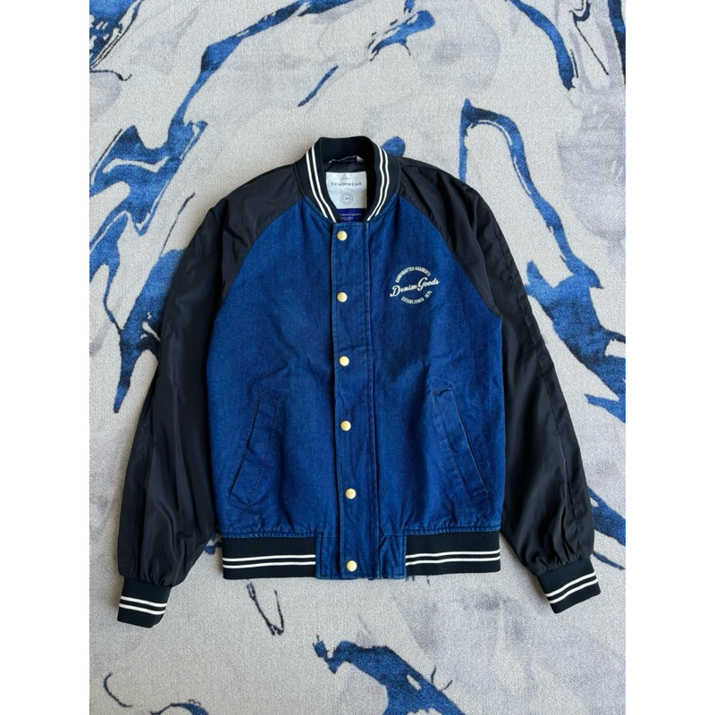 Zara Man Varsity Denim Wear