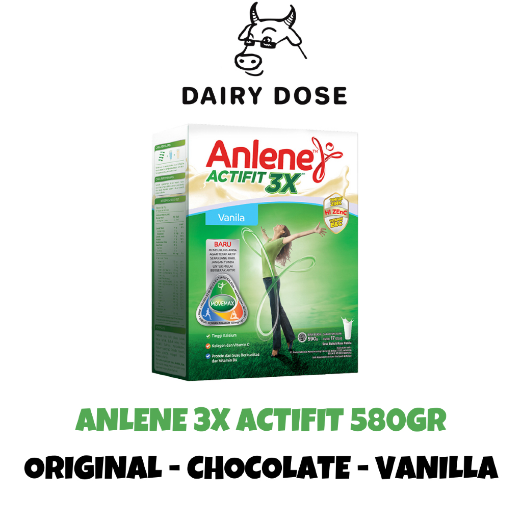 

Anlene Aktifit 3X Susu Bubuk Dewasa 580GR