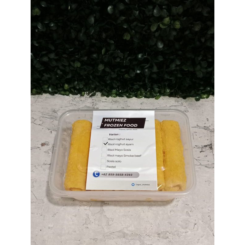 

Risol Roghut Ayam Frozen isi 10/box