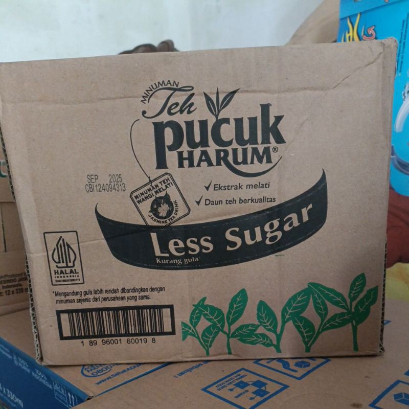 

teh pucuk harum less sugar 500ml x 12blt