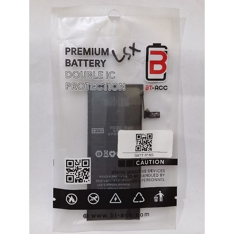 BATERAI IPHONE 6 BT-ACC DOUBLE POWER//DOUBLE IC