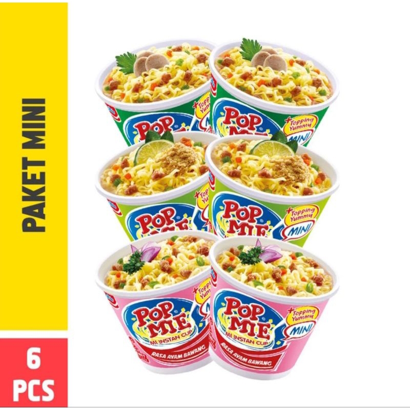 

Popmie paket Mini isi 6 pcs 228gr