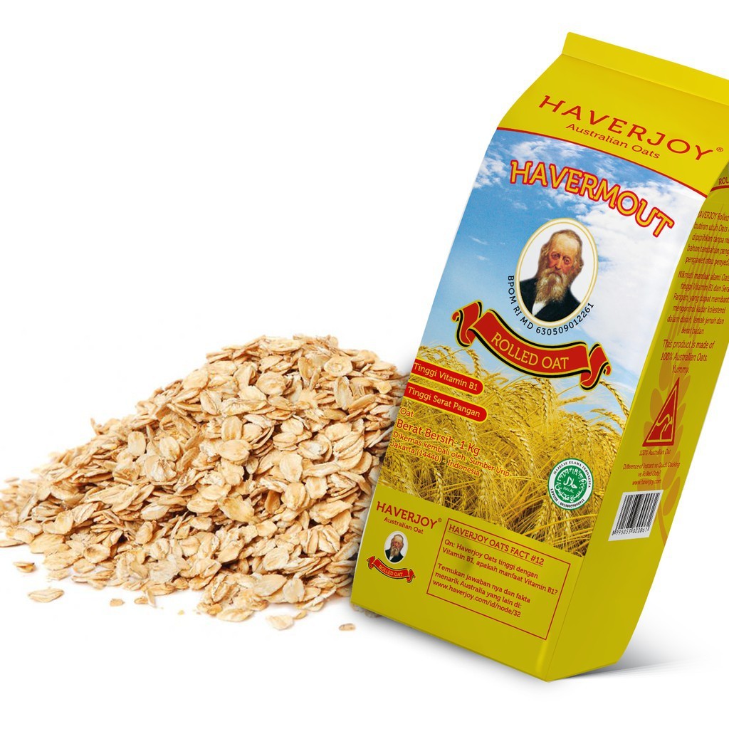 Haverjoy Rolled Oat 1kg Havermout Australian Oat Oatmeal