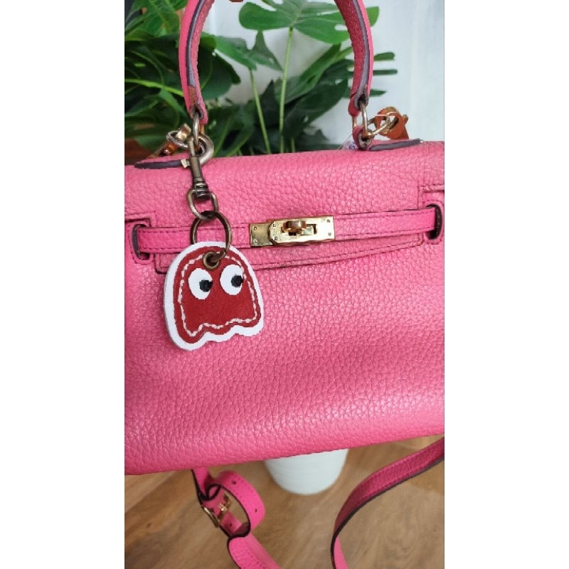 Bagcharm Pacman kulit asli
