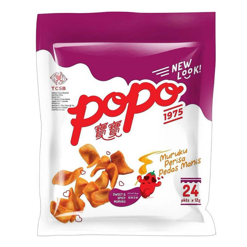 

RB Popo Muruku Sweet & Spicy (24Pcs x 12g) Popo Muruku Ikan Popo Muruku Seaweed Popo Muruku Spicy