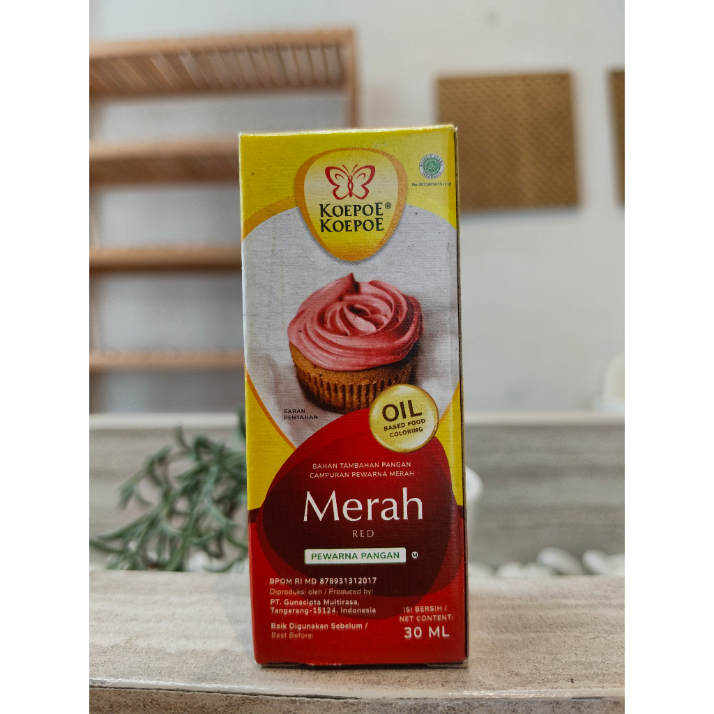 

Pewarna Pangan Koepoe - Koepoe Merah Based Oil 30ml