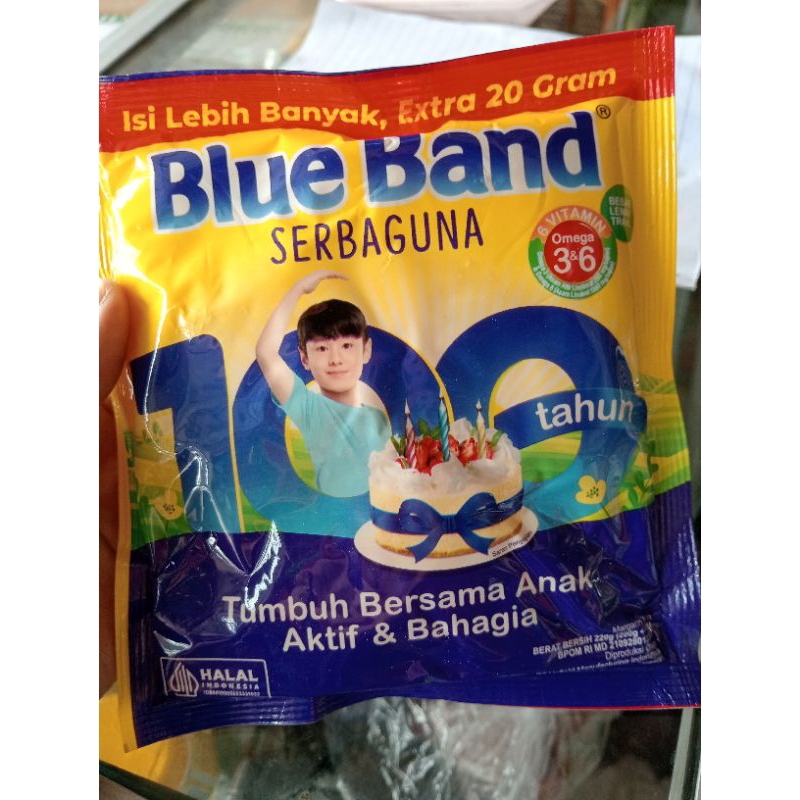 

Blue band Serbaguna 200g+20g isi lebih banyak