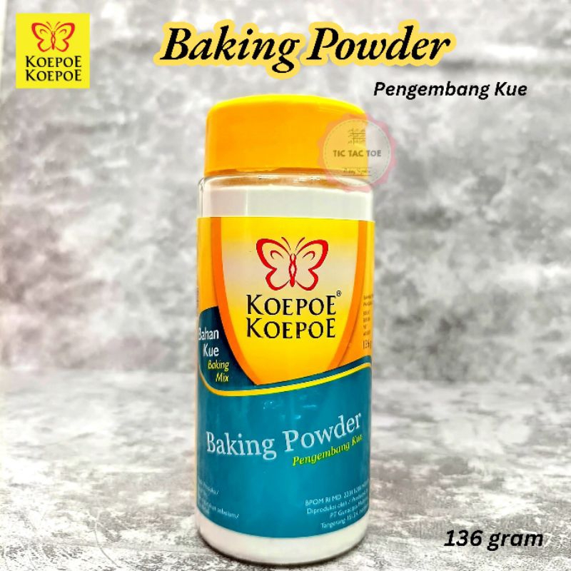 

Kp Baking Powder 136gr / Kp Baking Powder / Koepoe Baking Powder / Baking Powder