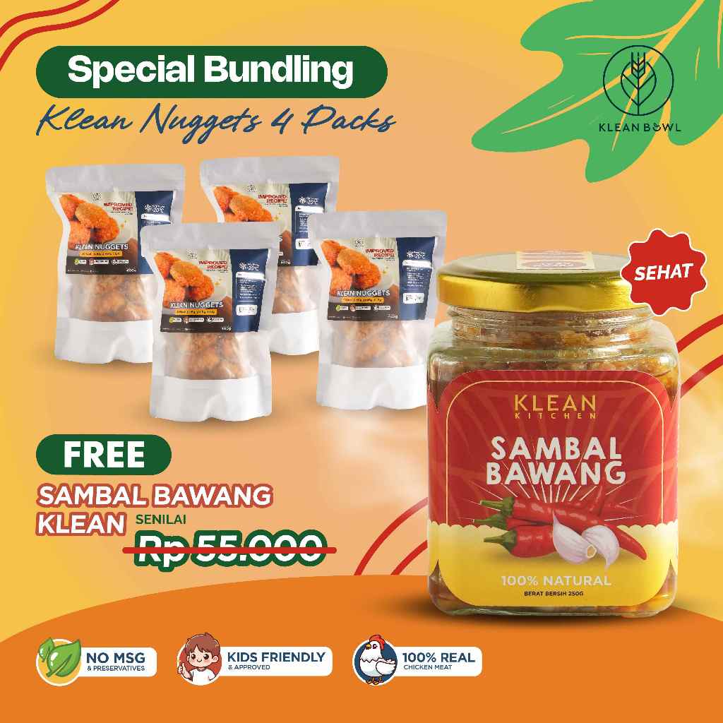

Special Bundling Klean Nuggets (Free 1 Sambal Klean)