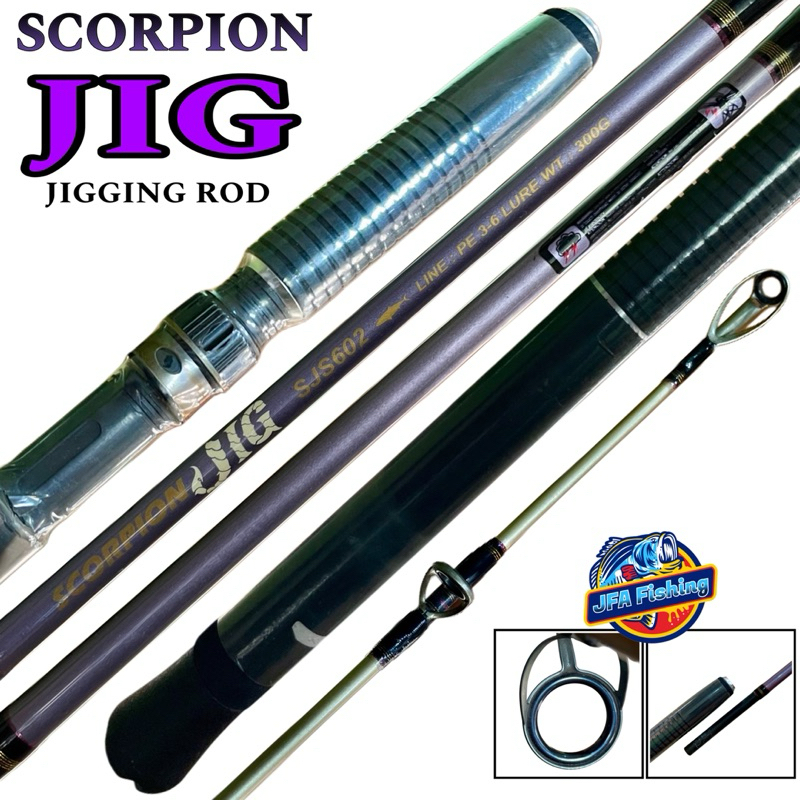 Joran Jigging Rod Kamikaze SCORPION JIG 602 PE3-6
