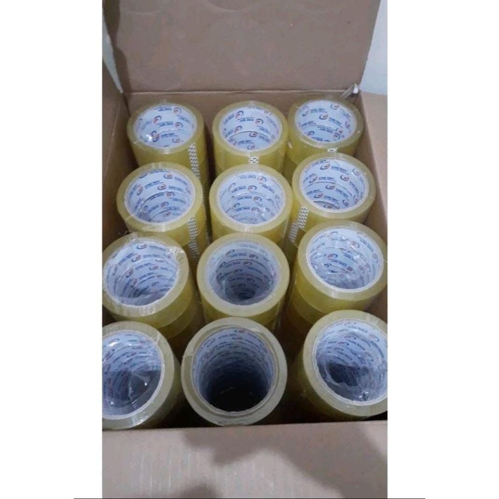 

72 ROLL (1DUS/KARTON) LAKBAN BENING / LAKBAN COKLAT 45X72YARD