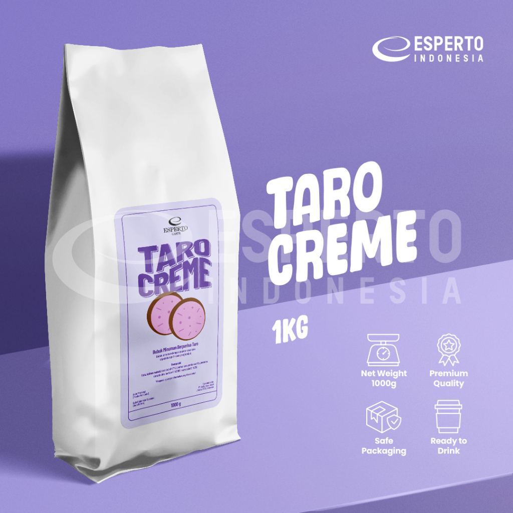 

ESPERTO CAFFE TARO CREME 1 KG - BUBUK MINUMAN
