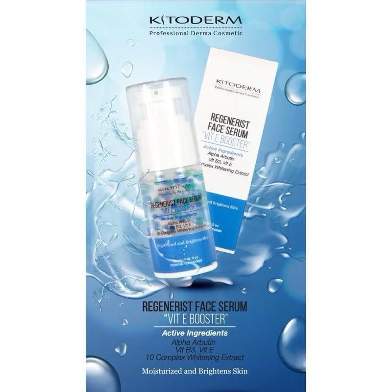 Regenerist vit E booster) kitoderm regenerist face serum vit