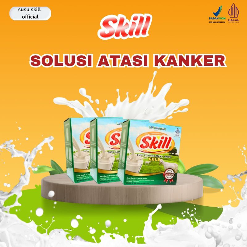 

Skill Paket Bugar Susu Skill- Susu Kambing Etawa Premium BPOM Solusi Atasi Kanker