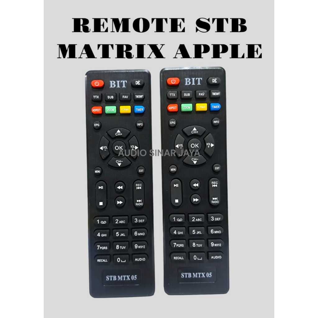 Remote Set Top Box Matrix Merah Remote Stb Matrix Remote Matrix receiver matrix