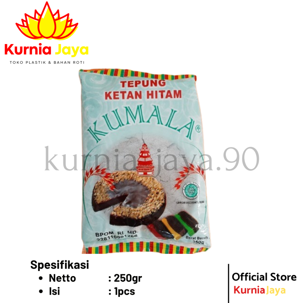 

[ KUMALA ] Tepung Ketan Hitam 250gr