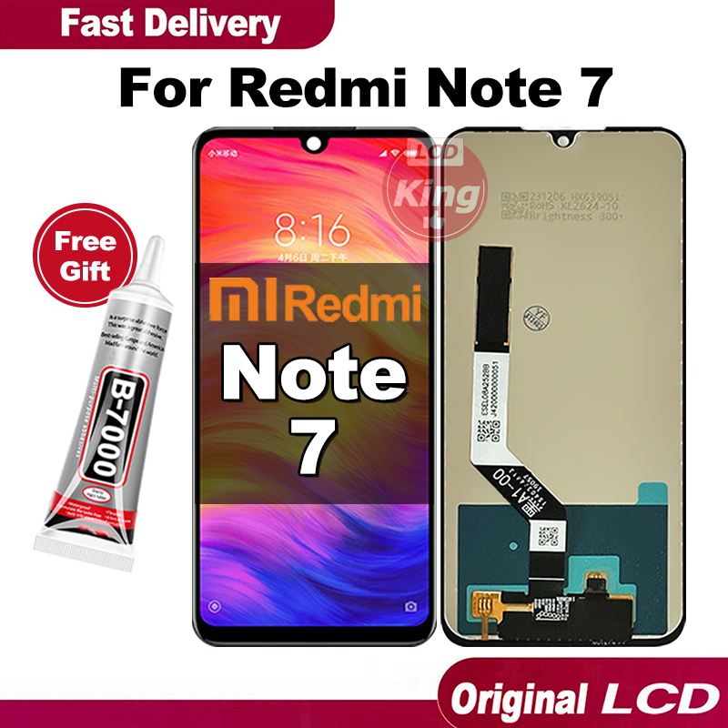 LCD FOR Redmi NOTE 7 COD TOUCHSCREEN Fullset Crown Murah Ori Compatible For Glass Touch Screen Digit