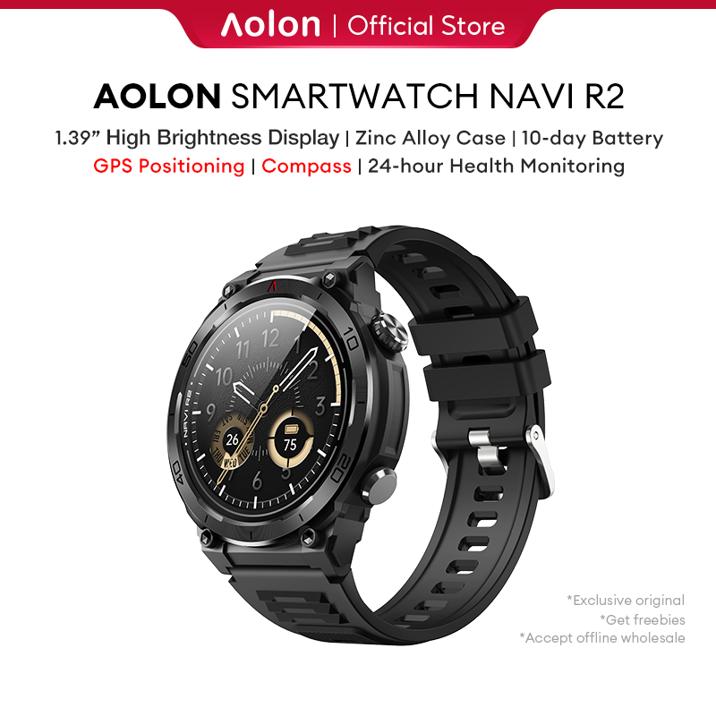 Aolon Navi R2 Original Smartwatch High Precision GPS Strava Smart Watch IP68 Waterproof Smart Watch 