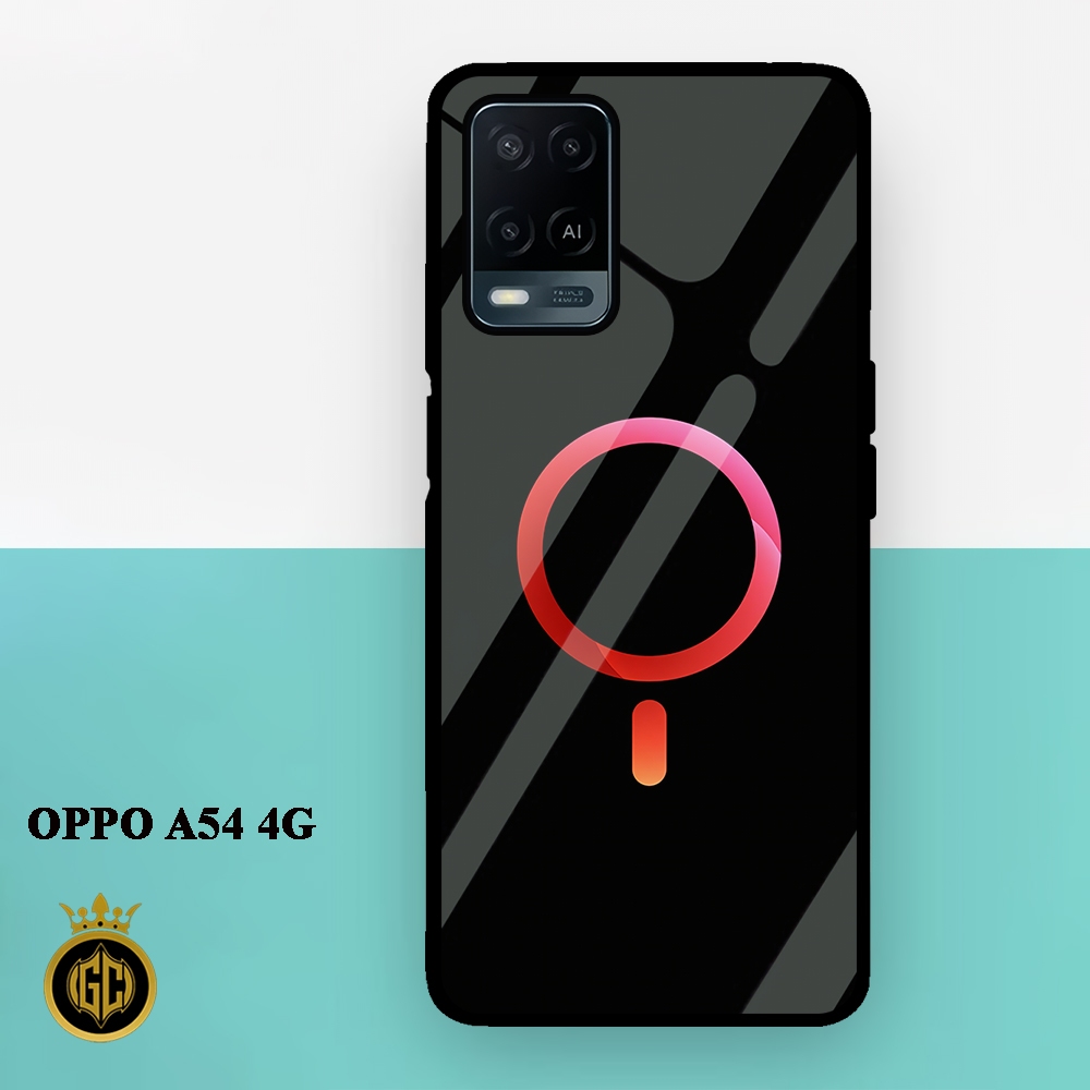 [CM22] Case Glossy Case  | OPPO A54 4G | CASE KEKINIAN LUCU | Casing Hp Kilau Motif IPHONE