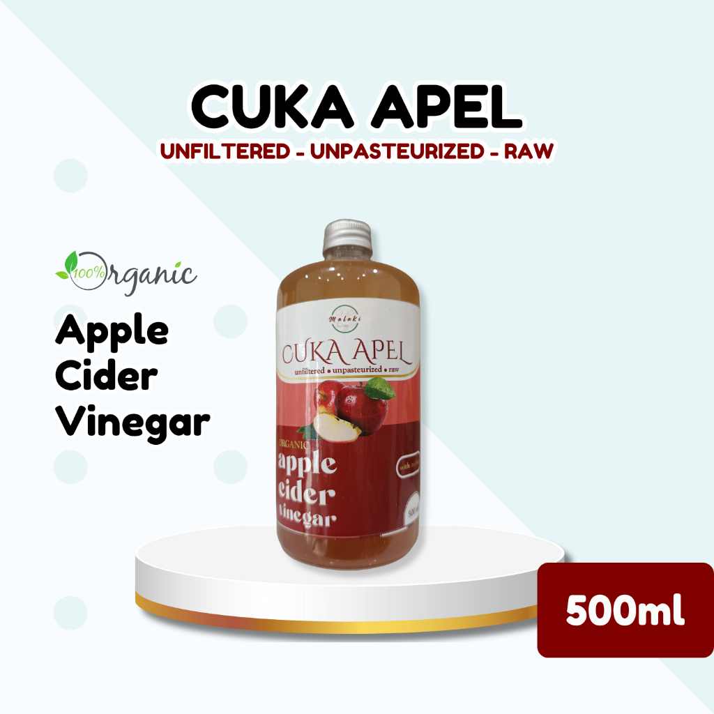 

CUKA APEL ORIGINAL ORGANIK 500ML APPLE CIDER VINEGAR