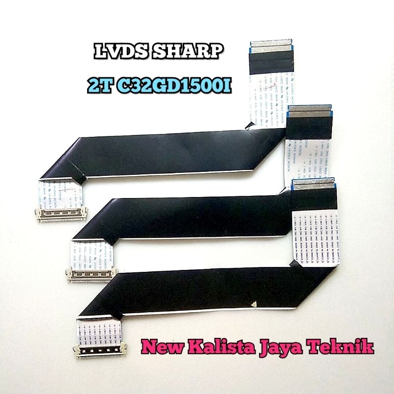 LVDS TV SHARP 2T-C32GD1500I ORIGINAL KABEL FLEKSIBEL TV 32GD1500I KABEL LVDS 2TC32GD1500I KABEL FLEX