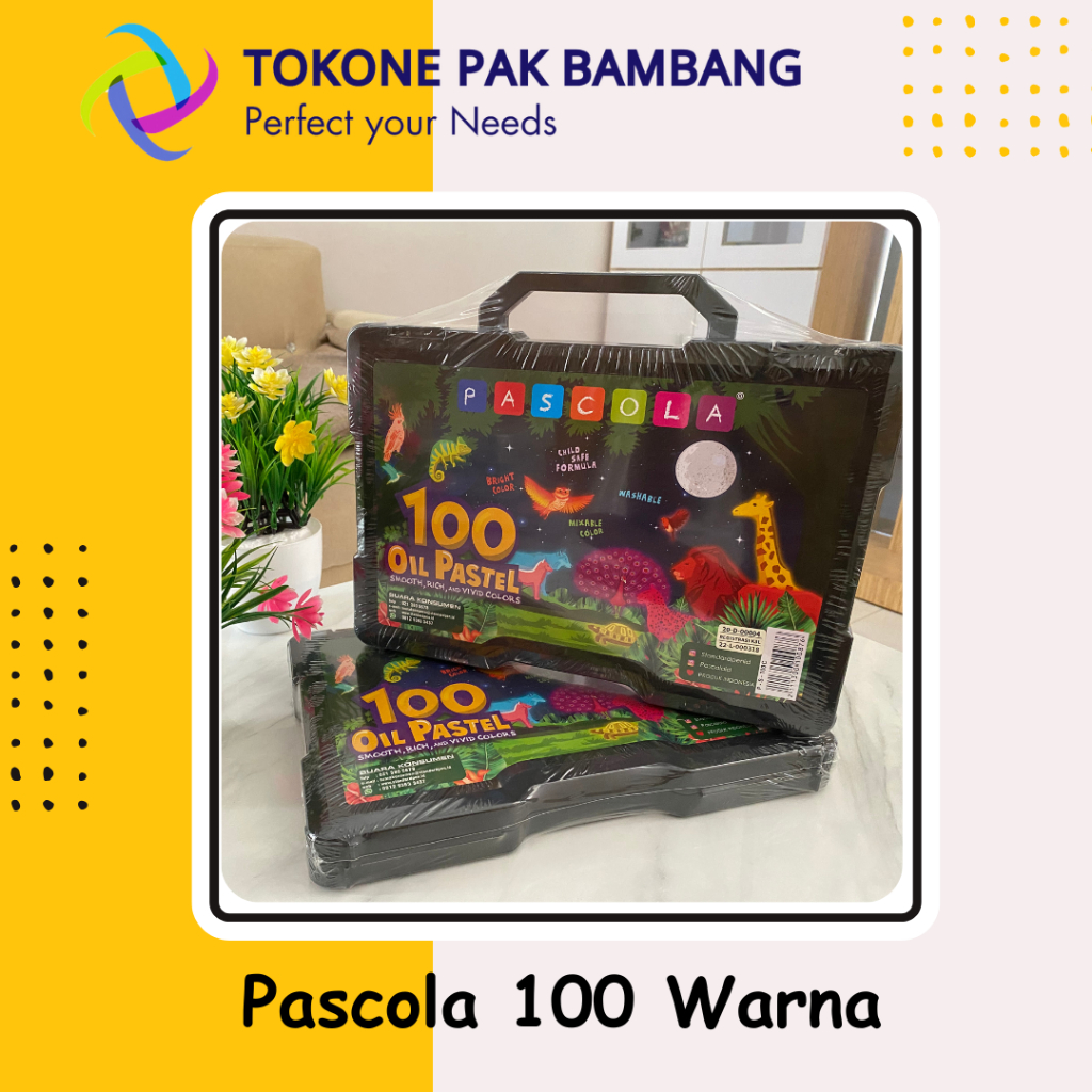 

Pascola Oil Pastel Crayon Original 100, Warna | Made in Indonesia, Aman untuk Anak, Murah & Terpercaya