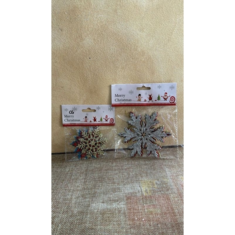 

Hiasan Natal bunga salju/ Dekorasi Natal snow flake