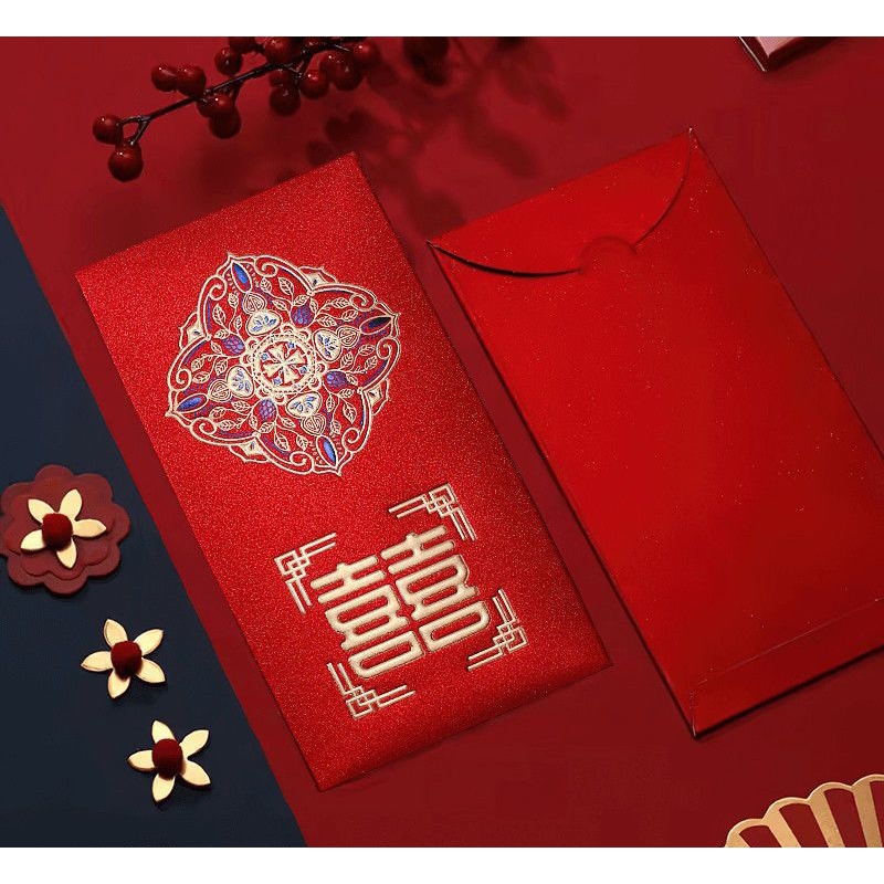 

[ 6 pcs ] Angpao wedding Glitter / Angpao sangjit / Angpao premium tebal